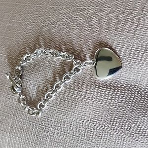 Heart Toggle Bracelet, Pre-Owned
